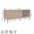 SICAAN - Sicaan Meuble TV NOLAN couleur bois de noyer style scandinave - vignette