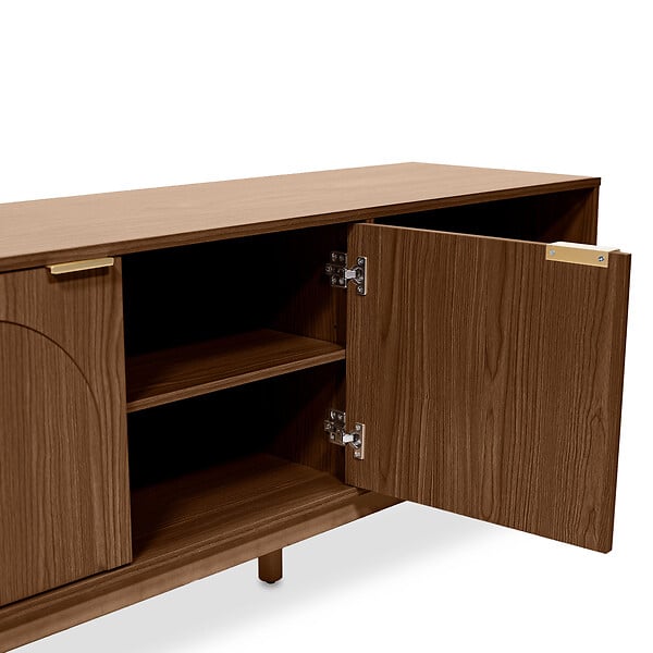 SICAAN - Sicaan Meuble TV NOLAN couleur bois de noyer style scandinave - large