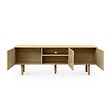 SICAAN - Sicaan Meuble TV scandinave 160  cm 3 portes finition chêne SASKIA - vignette