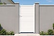CASANOOV - Casanoov Portillon 1m EIGER H.180  cm aluminium blanc - vignette