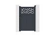 CASANOOV - Casanoov Portillon 1m DOLOMITE RUIVO H.160  cm aluminium gris - vignette