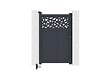 CASANOOV - Casanoov Portillon 1m DOLOMITE RUIVO H.160  cm aluminium gris - vignette