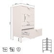 SICAAN - Sicaan Commode industrielle en métal L.60cm 4 tiroirs beige - THEA - vignette