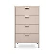 SICAAN - Sicaan Commode industrielle en métal L.60cm 4 tiroirs beige - THEA - vignette
