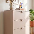 SICAAN - Sicaan Commode industrielle en métal L.60cm 4 tiroirs beige - THEA - vignette