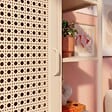 SICAAN - Sicaan Etagère Industrielle en métal grillagé Beige 1 Porte 4 Cases - Hera - vignette