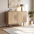 SICAAN - Sicaan Buffet scandinave 100  cm 2 portes finition chêne SASKIA - vignette