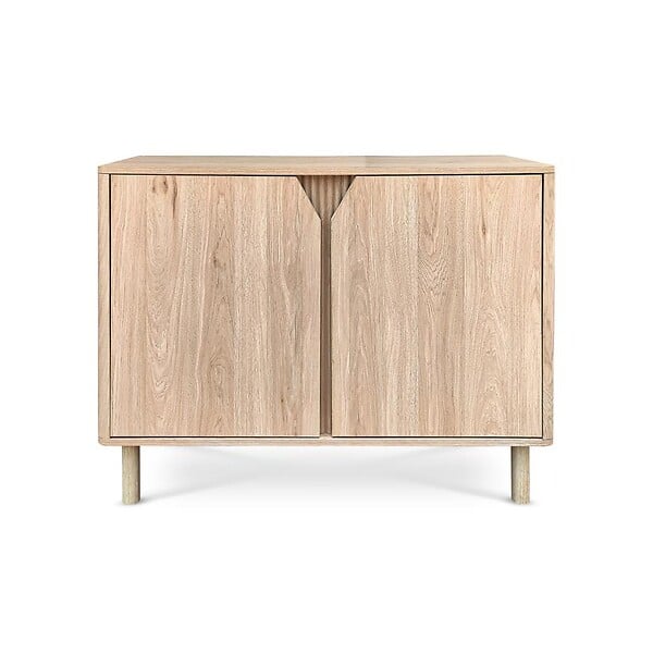 SICAAN - Sicaan Buffet scandinave 2 portes 100cm finition chêne - SOAN - large