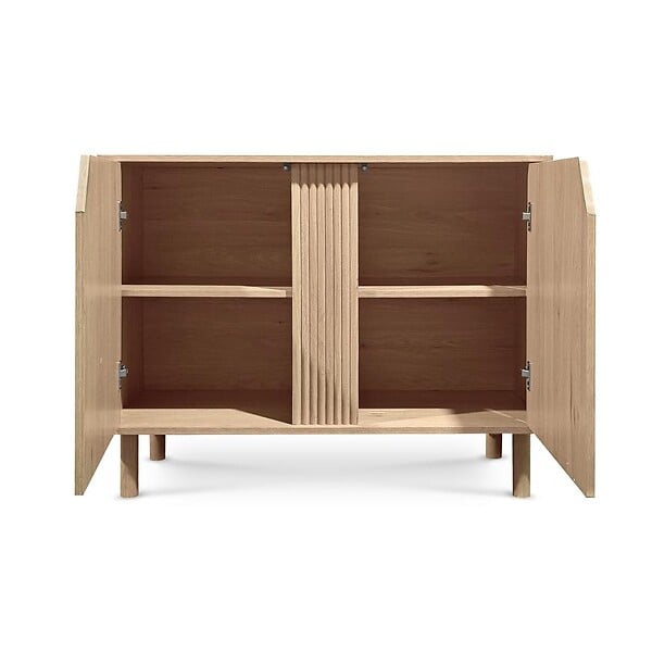 SICAAN - Sicaan Buffet scandinave 2 portes 100cm finition chêne - SOAN - large