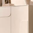 SICAAN - Sicaan Buffet beige 80cm - 2 portes - finition mélaminée - FLORA - vignette