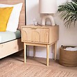 SICAAN - Sicaan Lot de 2 tables de chevet scandinaves NOLAN chêne - vignette