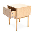 SICAAN - Sicaan Lot de 2 tables de chevet scandinaves NOLAN chêne - vignette
