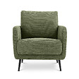 SICAAN - Sicaan Fauteuil design EMMA en velours côtelé vert sauge - vignette