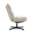 SICAAN - Sicaan Fauteuil pivotant moderne TAO velours côtelé beige - vignette