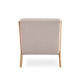 SICAAN - Sicaan Fauteuil scandinave vintage MARIE lin beige et bois - vignette