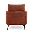 SICAAN - Sicaan Fauteuil design EMMA velours côtelé terracotta - vignette