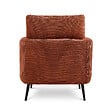 SICAAN - Sicaan Fauteuil design EMMA en velours côtelé terracotta - vignette