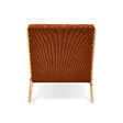 SICAAN - Sicaan Fauteuil scandinave vintage MARIE velours côtelé terracotta - vignette