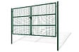 CASANOOV - Casanoov Portail battant grillagé rigide L.3 m OLGA H.180  cm Vert - vignette