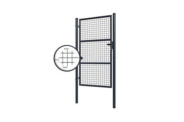 CASANOOV - Casanoov Portillon grillagé 1m OLGA H.180  cm Gris - large