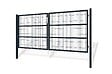 CASANOOV - Casanoov Portail battant grillagé 3 m RAZO H.140  cm Gris - vignette