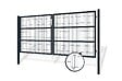CASANOOV - Casanoov Portail battant grillagé 3 m RAZO H.140  cm Gris - vignette