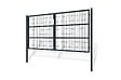 CASANOOV - Casanoov Portail battant grillagé 3 m RAZO H.160  cm Gris - vignette