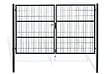 CASANOOV - Casanoov Portail battant grillagé rigide RAZO 300x180  cm Gris - vignette