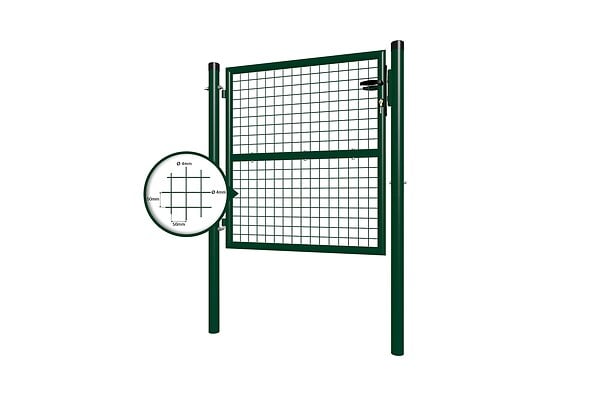 CASANOOV - Casanoov Portillon grillagé 1m Vert OLGA H.100 cm - large