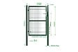 CASANOOV - Casanoov Portillon grillagé 1m RAZO H.140  cm Vert - vignette