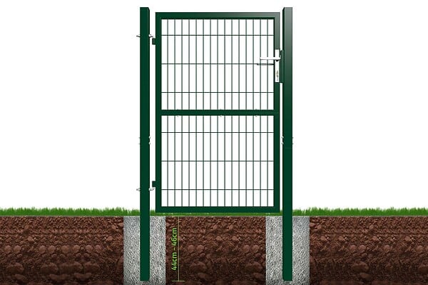 CASANOOV - Casanoov Portillon grillagé 1m RAZO H.140  cm Vert - large