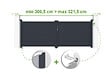 CASANOOV - Casanoov Portail battant ajustable en largeur 3 m EIGER H.115  cm alu gris - vignette