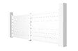 CASANOOV - Casanoov Portail battant 4 m VOGEL H.140  cm + Portillon 1m VOGEL H.140  cm aluminium blanc - vignette