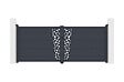 CASANOOV - Casanoov Portail battant aluminium gris CERVINA RUIVO 3,5 m hauteur 140  cm - vignette