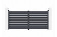 CASANOOV - Casanoov Portail battant ajustable en largeur 3 m VOGEL H. 140  cm alu gris - vignette
