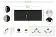 CASANOOV - Casanoov Portail battant acier noir mat 3,5 m NALI H.140  cm + 2 poteaux 10x10 acier CARMO - vignette