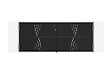 CASANOOV - Casanoov Portail battant acier 3 m NALI VELETA H.120  cm noir + Portillon H.120  cm noir - vignette