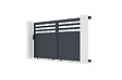 CASANOOV - Casanoov Portail coulissant 3,7 m NEVIS H.160  cm aluminium gris - vignette