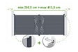 CASANOOV - Casanoov Portail battant ajustable en largeur 4 m VELETA H.160  cm alu gris - vignette