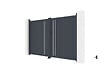 CASANOOV - Casanoov Portail battant 3 m GIONA H.180 aluminium gris - vignette