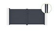 CASANOOV - Casanoov Portail battant 3,5 m EIGER H.160  cm alu gris + 2 poteaux 20x20  cm H.190 cm - vignette