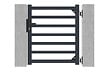 CASANOOV - Casanoov Portail battant 3 m ANTELAO H.110  cm + Portillon 1m ANTELAO H.110  cm aluminium gris - vignette