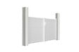 CASANOOV - Casanoov Portail battant 3 m EIGER H.140  cm + Portillon 1m EIGER H.140  cm aluminium blanc - vignette
