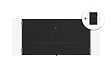CASANOOV - Casanoov Portail battant acier 3 m NALI H.160  cm noir + Portillon H.160  cm noir - vignette