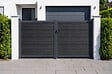 CASANOOV - Casanoov Portail en lames composites battant 3 m ATHOS H.160  cm gris anthracite - vignette
