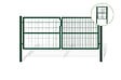 CASANOOV - Casanoov Portail battant grillagé 3 m RAZO H.120  cm + Portillon 1m RAZO H.120  cm Vert - vignette