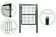 CASANOOV - Casanoov Portail battant grillagé 3 m RAZO H.120  cm + Portillon 1m RAZO H.120  cm Vert - vignette