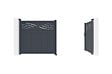 CASANOOV - Casanoov Portail battant 3,4 m HALTI H.160 aluminium gris - vignette