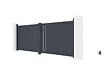 CASANOOV - Casanoov Portail battant 3,5 m GIONA H.120  cm aluminium gris - vignette