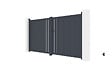 CASANOOV - Casanoov Portail battant 3,5 m GIONA H.180 aluminium gris - vignette